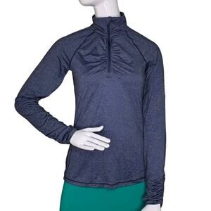 C9 by Champion Sweatshirt Running Gym Marled Blue White XS